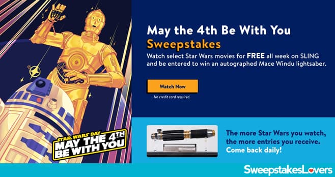 SLING TV Star Wars Sweepstakes 2020