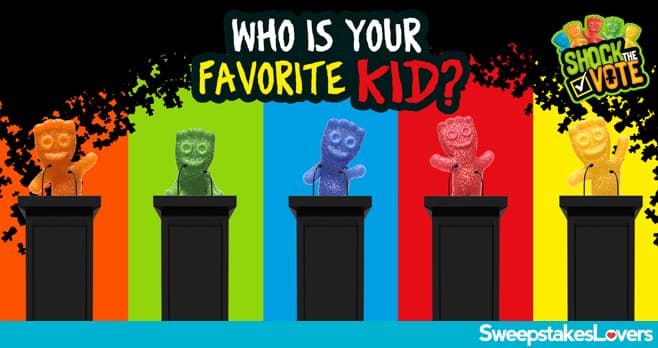 Sour Patch Kids Shock The Vote Sweepstakes and Instant Win 2020