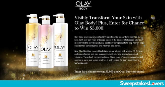 The Real Olay Body Sweepstakes 2020