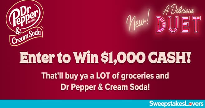 Dr Pepper Far Cream Soda Sweepstakes 2020