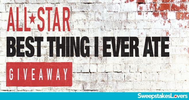 Food Network All-Star Best Thing I Ever Ate Giveaway 2020