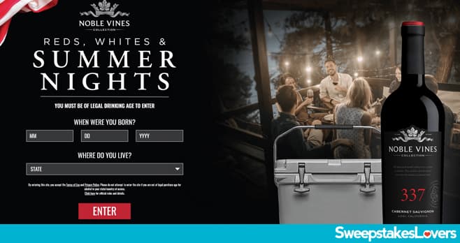 Noble Vines Summer Sweepstakes 2020