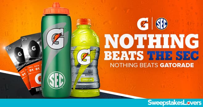 Gatorade Nothing Beats The SEC Sweepstakes 2020