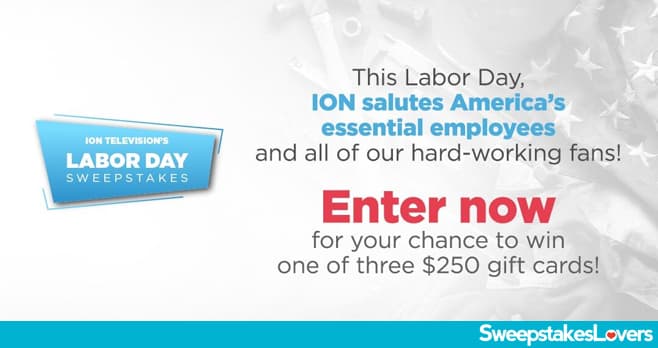 ION Television Labor Day Sweepstakes 2020