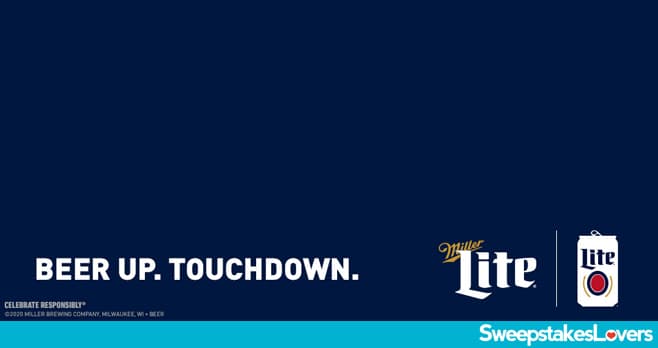 Miller Lite National Football Sweepstakes 2020