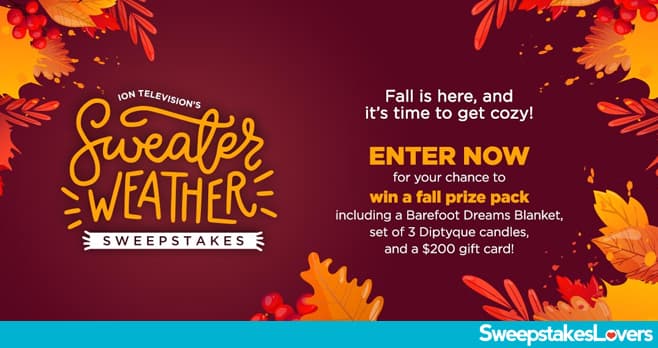 ION Television Sweater Weather Sweepstakes 2020