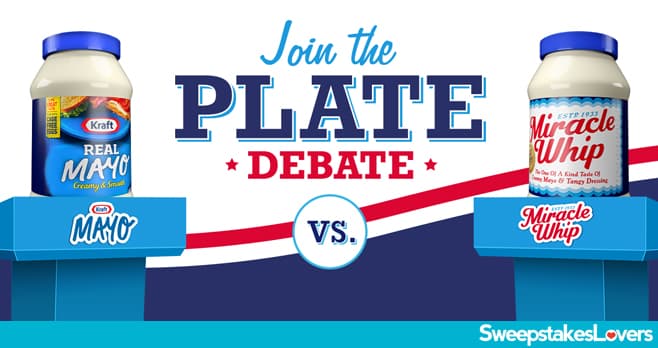 Kraft Plate Debate Sweepstakes 2020