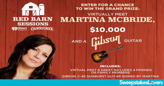 Country Crock Red Barn Sessions Sweepstakes 2020