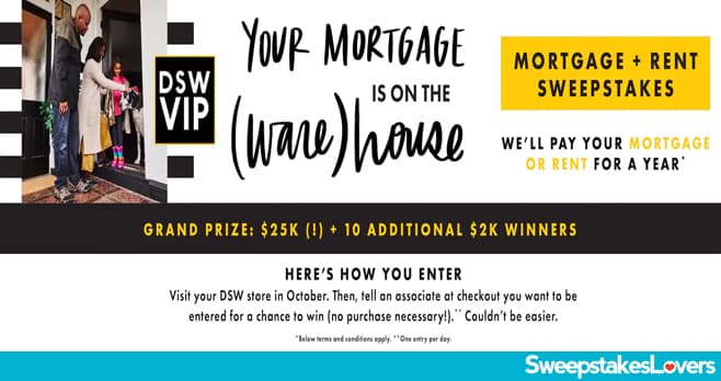 DSW Mortgage Sweepstakes 2020