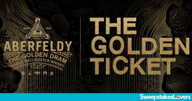 Aberfeldy Golden Ticket Sweepstakes & Instant Win Game 2020