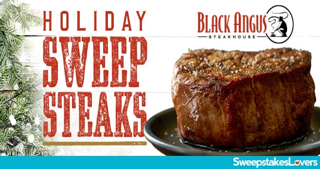 Black Angus Prime Club Holiday SweepSteaks Sweepstakes 2020