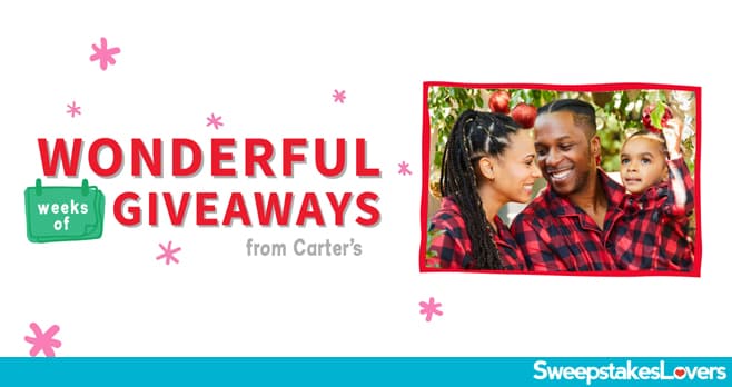 Carter's Holidays Wonderful Weeks of Giveaways 2020