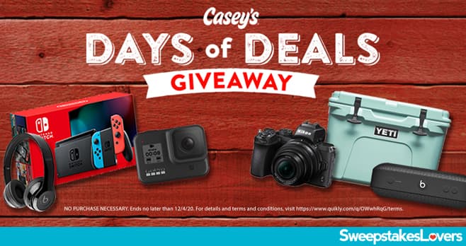 Casey's General Store Days of Deals Giveaway 2020