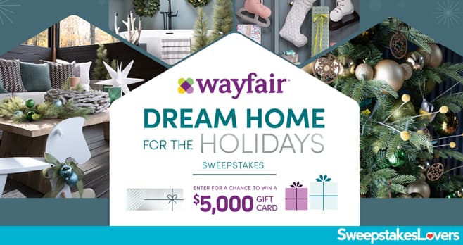 HGTV & Wayfair Dream Home for the Holidays Sweepstakes 2020