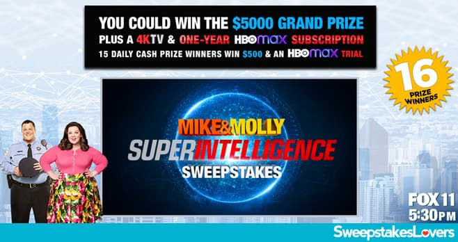 Mike And Molly Weeknights Super Intelligence Sweepstakes 2020