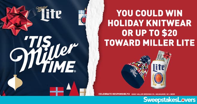 Miller lite sweater sweepstakes Clearance
