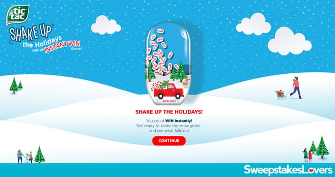 Tic Tac Shake Up the Holidays Instant Win Game 2020