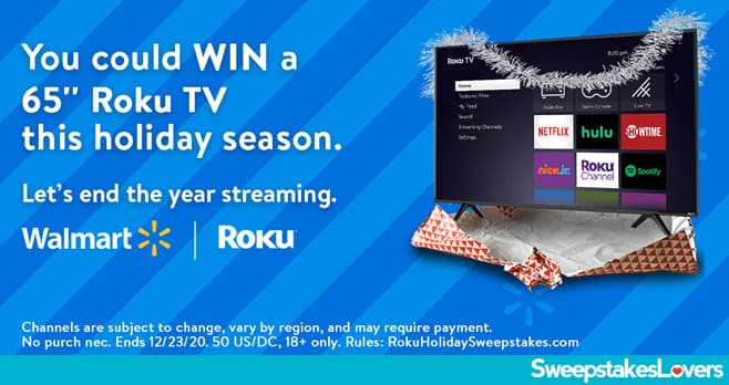 Walmart Roku Holiday Sweepstakes 2020