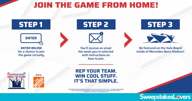 Chick-fil-A Peach Bowl Virtual Fan Section Sweepstakes 2020