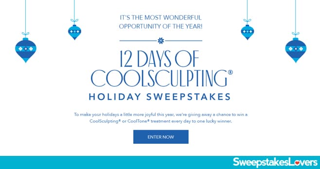 CoolSculpting 12 Days Of CoolSculpting Holiday Sweepstakes 2020