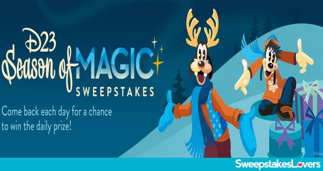 Disney D23 Season of Magic Sweepstakes 2021