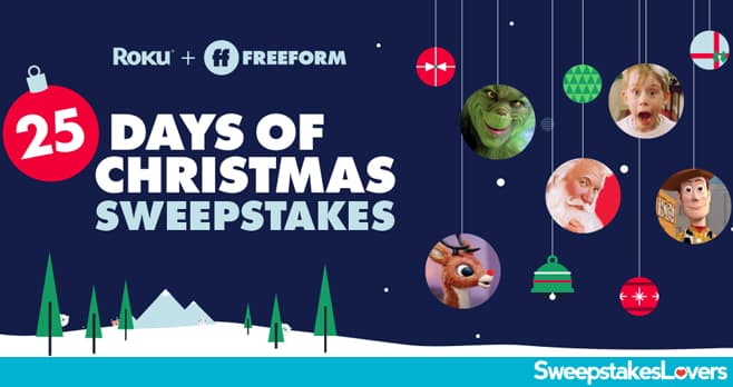 Freeform 25 Days of Gifts Sweepstakes 2020