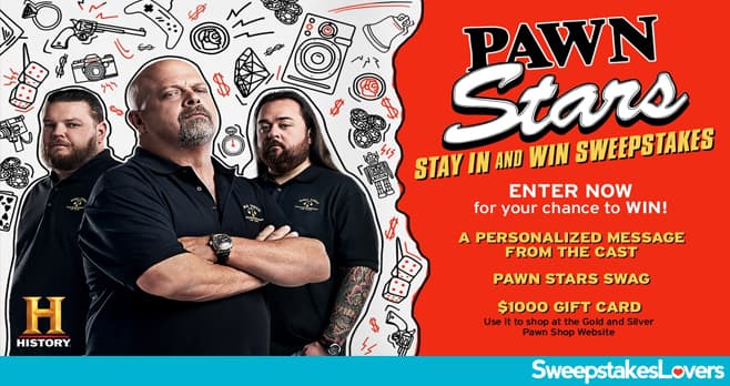 History Pawn Stars Sweepstakes 2020