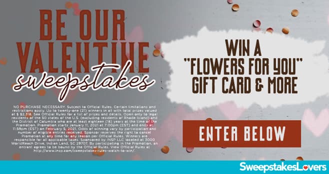 INSP.com Be Our Valentine Sweepstakes 2021