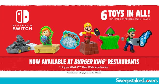 Burger King Nintendo Switch Giveaway 2021