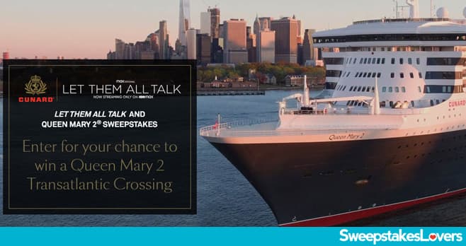 Cunard Movie Sweepstakes 2021