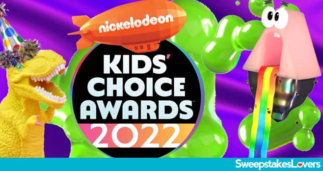 Nick Kids' Choice Awards Sweepstakes 2022