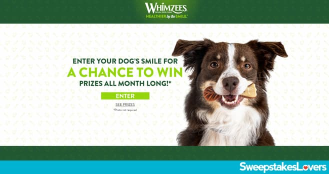 WHIMZEES Healthier by the Smile Sweepstakes 2021