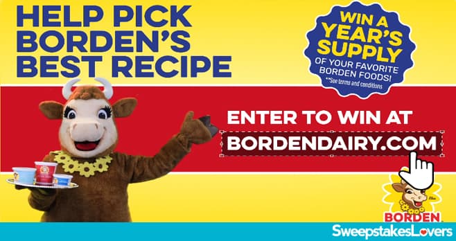 Borden Dairy Best Recipe Sweepstakes 2021