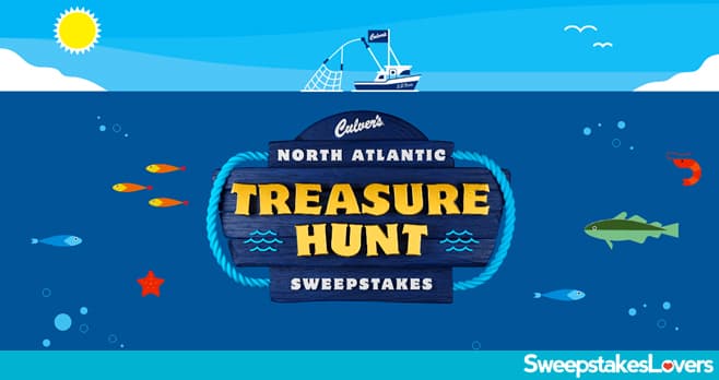 Culver's North Atlantic Treasure Hunt Instant Win Game and Sweepstakes 2021