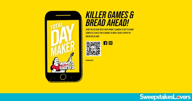 Dave's Killer Bread Total Day Maker Sweepstakes 2021