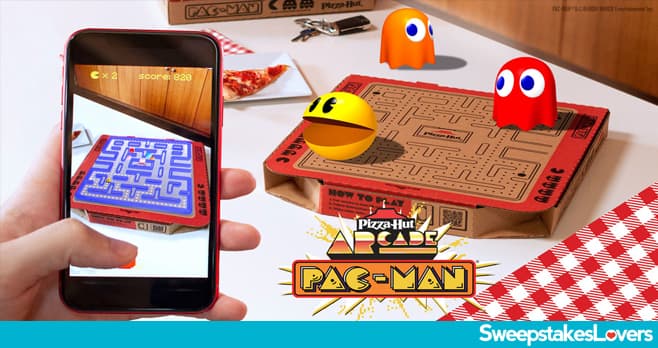 Pizza Hut PAC-MAN Arcade Sweepstakes 2021