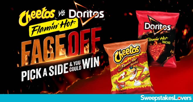 Cheetos vs. Doritos Flamin' Hot Faceoff Instant Win Game 2021