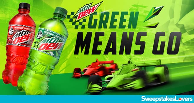 Mountain Dew Green Means Go Sweepstakes 2021