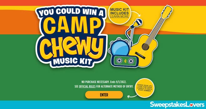 Quaker Camp Chewy Sweepstakes 2022
