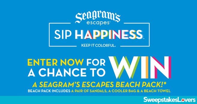 Seagram's Escapes Spring Break Beach Pack Sweepstakes 2021