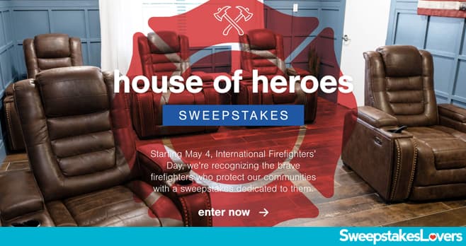 Ashley HomeStore House of Heroes Sweepstakes 2021