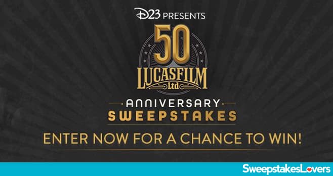 D23 Lucasfilm 50th Sweepstakes 2021