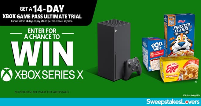 Kellogg's Xbox Series X Sweepstakes 2021