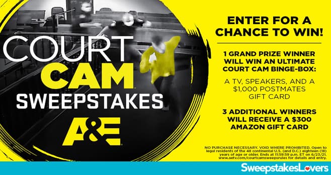 A&E Court Cam Sweepstakes 2021