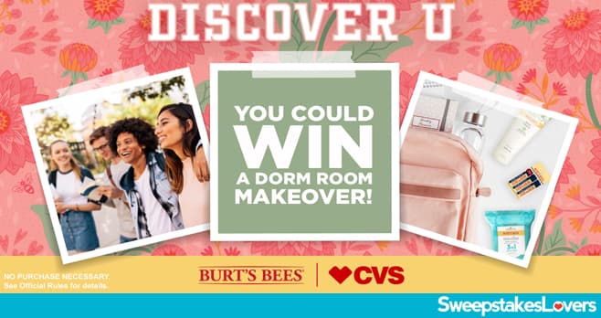 Burt's Bees CVS Discover U Sweepstakes 2021