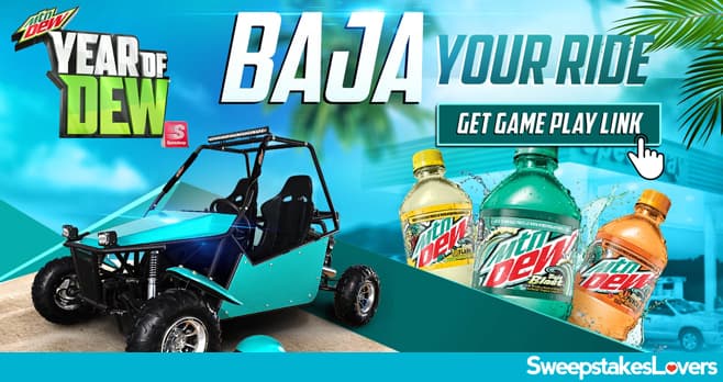 Mountain Dew Baja Your Ride Sweepstakes 2021