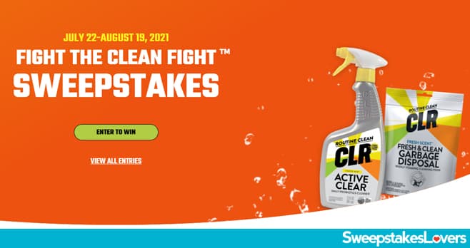 CLR Fight The Clean Fight Sweepstakes 2021