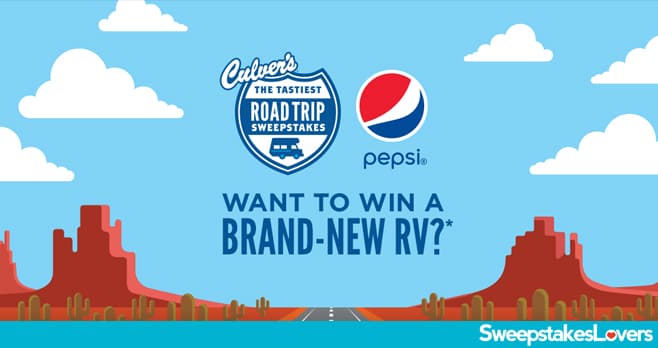 Culver's Tastiest Road Trip Sweepstakes & Instant Win Game 2021