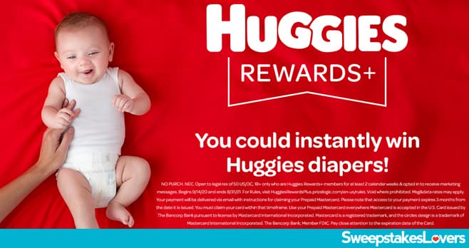 Huggies Rewards+ Instant Win Game and Sweepstakes 2021