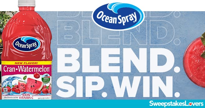 Ocean Spray Summer Refresh Sweepstakes 2021